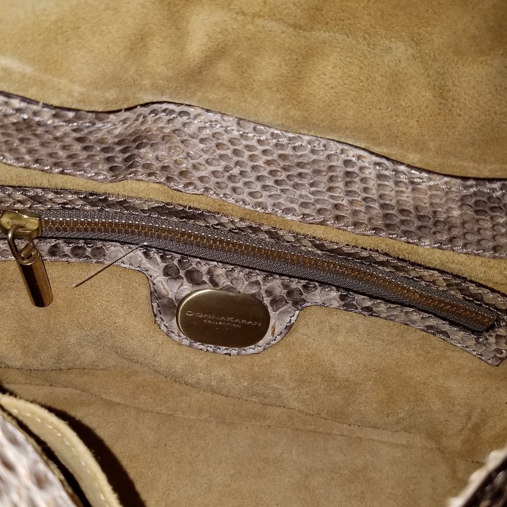Donna Karan Iconic Collection python bag - Picture 10 of 11